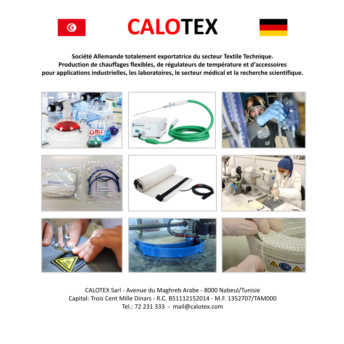 CALOTEX SARL